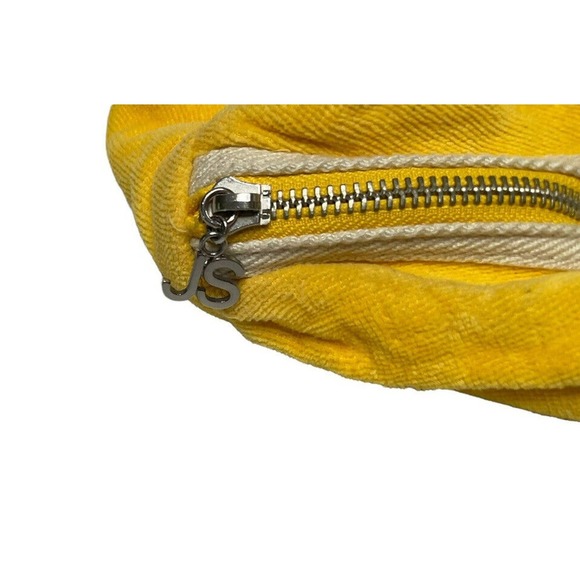 Vintage Retro Yellow Terry Rainbow Rope Handle JILL Tote Handbag Purse LGBTQ - Picture 8 of 12